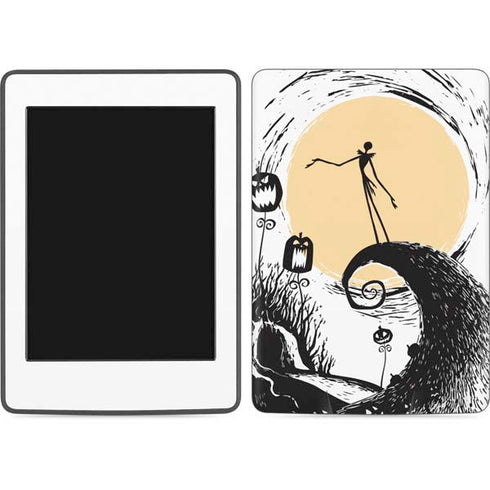Disney The Nightmare Before Christmas Jack on Spiral Hill Art Amazon Kindle Skin